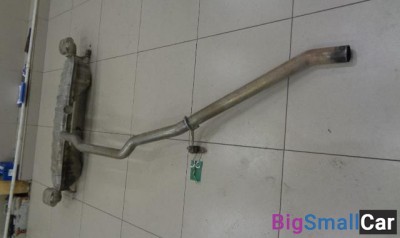 Задняя часть глушителя от Volkswagen Touareg 2002-2010