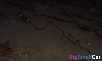 Глушитель в сборе от Chevrolet Aveo T300 2011