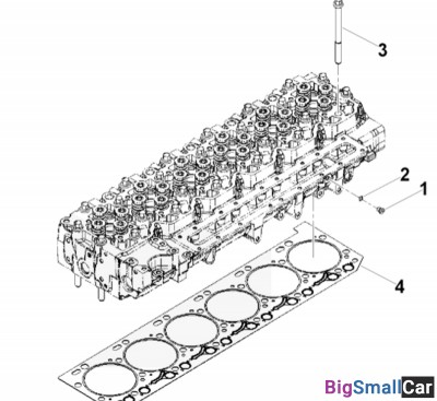 Прокладка головки блока цилиндра (ГБЦ) ISLe 4937728 (Оригинал)