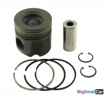 Поршень в сборе (поршень, комплект колец, палец, стопорные кольца) ISBe, ISDe 4376335